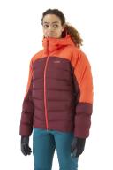 RAB Women's Infinity Alpine Down Jacket - Red Grapefruit/Deep Heather - Xs