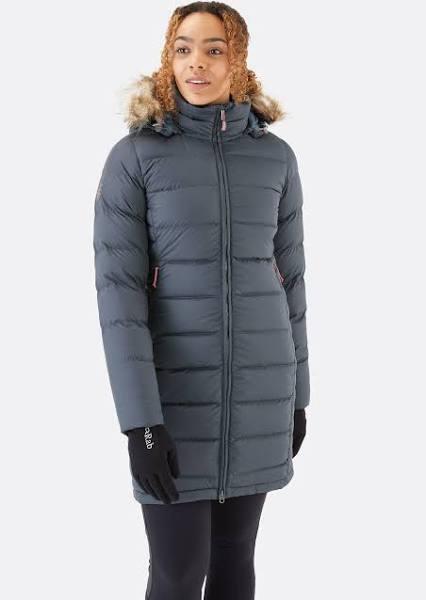 RAB Women's Deep Cover Parka - Medium - Steel