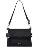 Radley London Black Small Flapover Leather Crossbody Bag One Size