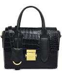 Radley London Black Small Flapover Leather Crossbody Bag One Size