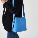 Radley London Tranquil Blue Dukes Place Leather Compartment Crossbody Bag One-Size