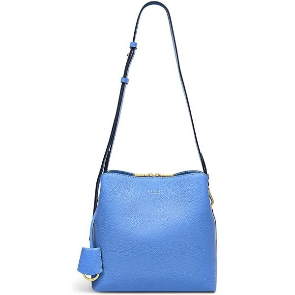 Radley London Tranquil Blue Dukes Place Leather Compartment Crossbody Bag One-Size