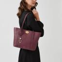 Radley Museum Street Medium Zip-Top Tote Bag in Dark Cherry