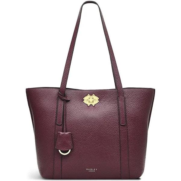 Radley Museum Street Medium Zip-Top Tote Bag in Dark Cherry