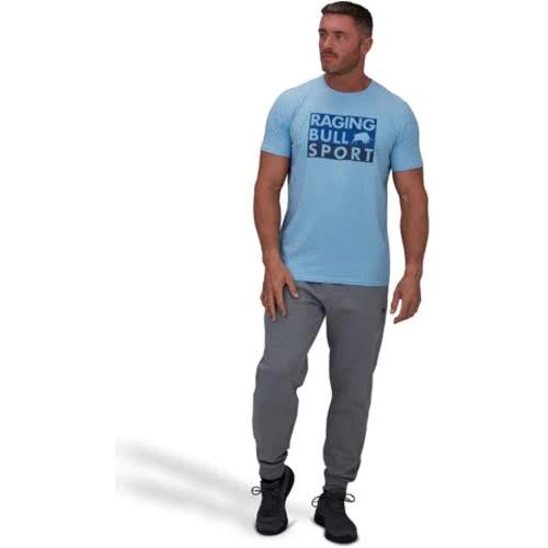 Raging Bull RB Sport Cotton T-Shirt Sky Blue M