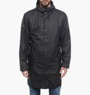 Rains Black Long Jacket