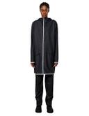 Rains Black Long Jacket