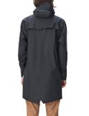 Rains Black Long Jacket