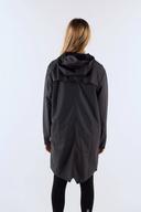 Rains Black Long Jacket