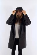 Rains Black Long Jacket