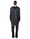 Rains Black Long Jacket