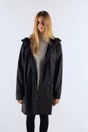 Rains Black Long Jacket