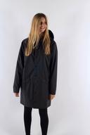 Rains Black Long Jacket