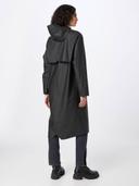 Rains Black Longer Jacket