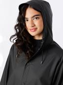 Rains Black Longer Jacket