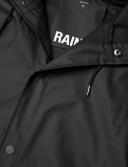 Rains Black Longer Jacket