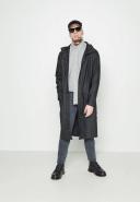 Rains Black Longer Jacket