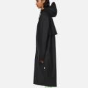 Rains Black Longer Jacket