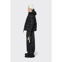 Rains Black Puffer Down Jacket