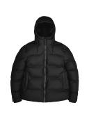 Rains Black Puffer Down Jacket