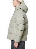 Rains Black Puffer Down Jacket