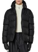 Rains Black Puffer Down Jacket