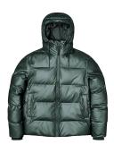 Rains Black Puffer Down Jacket