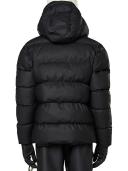 Rains Black Puffer Down Jacket