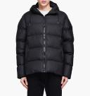 Rains Black Puffer Jacket