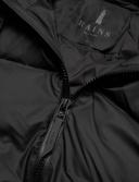 Rains Black Puffer Jacket