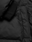 Rains Black Puffer Jacket