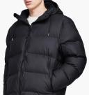 Rains Black Puffer Jacket