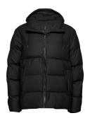 Rains Black Puffer Jacket