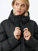 Rains Black Puffer Jacket