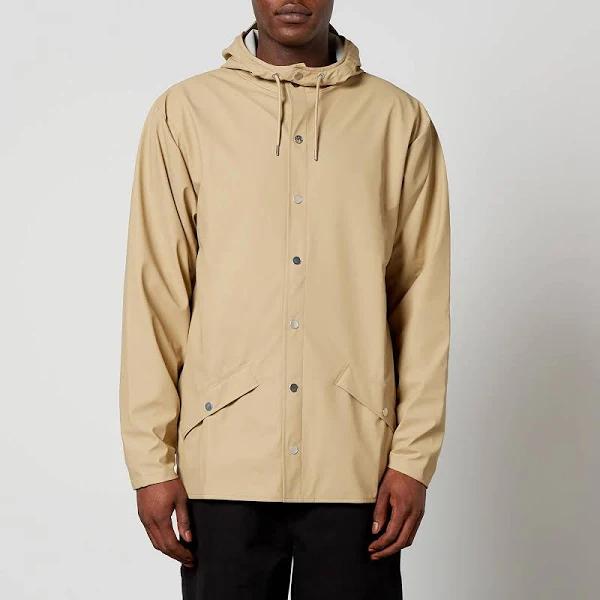 Rains Coated-shell Hooded Jacket - L