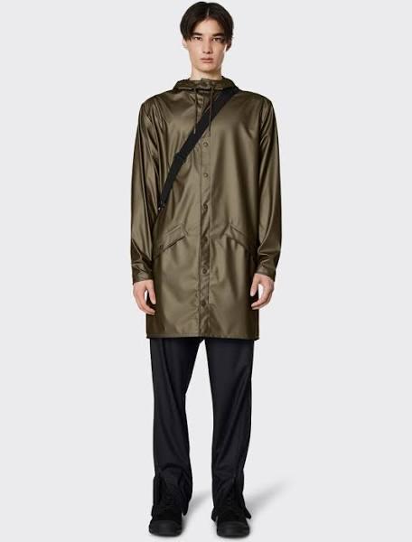 Rains Long Jacket 12020 Metallic Mist