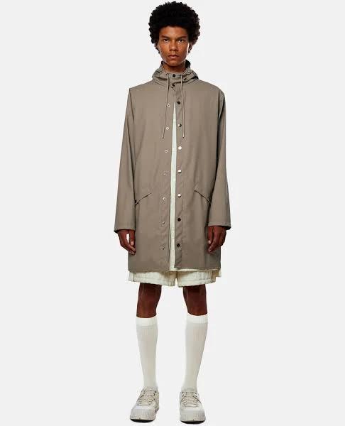 Rains Long Jacket 12020 Taupe