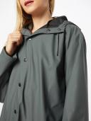 Rains Long Jacket - Slate - XS-S - Men
