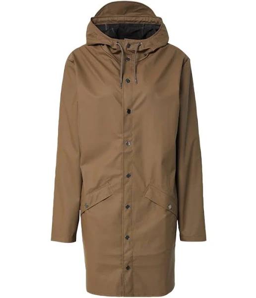 Rains Long Jacket - Wood - S - Men