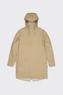 Rains Long Waterproof Jacket - Wood