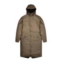 Rains Longer Jacket - Brown - M