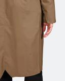 Rains Longer Jacket - Brown - XL