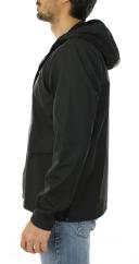Rains Short Hooded Coat 1826 Black