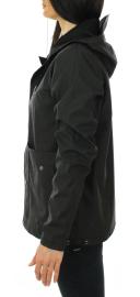 Rains Short Hooded Coat 1826 Black