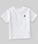 Ralph Lauren Boy's Cotton Jersey Crewneck Tee White