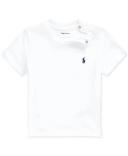 Ralph Lauren Boy's Cotton Jersey Crewneck Tee White