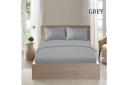 Ramesses Bamboo Embossed Thermal Sheet Set 2000TC Queen Grey
