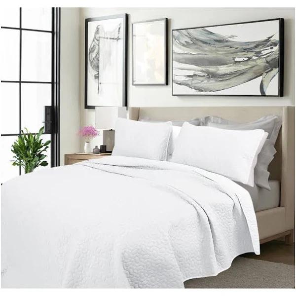 Ramesses Cooling Comforter Set Queen White