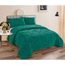 Ramesses Teddy Fleece Comforter Set King-Alpine Green