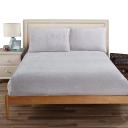 Ramesses Teddy Fleece Fitted Sheet Combo Set Single-Grey